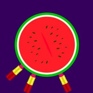 见缝插口红